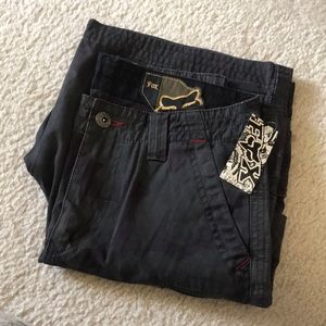 Fox shorts w/ tags never worn (size 16 waist 28) black camo